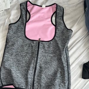 Sweat band workout top